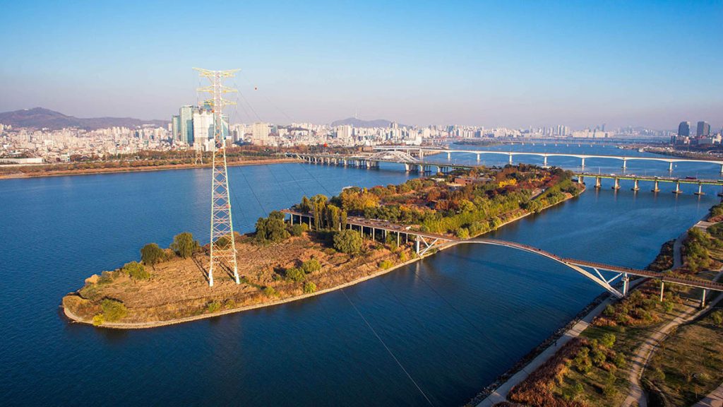 선유도 항공뷰 사진
